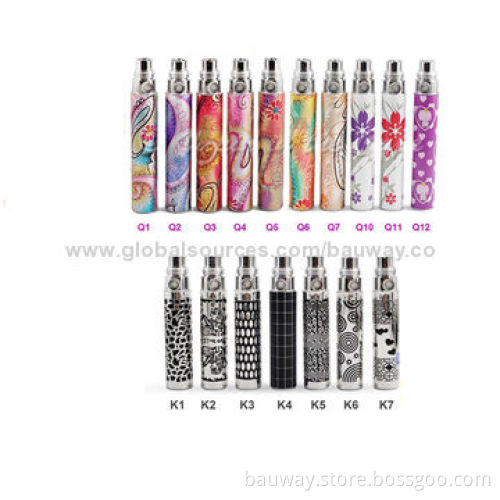 eGo Batteries/Electronic Cigarette Accessories, 650/900/1,100mAh Capacity Available